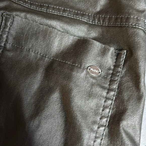 Bevy Flog Stylish Black Faux Leather Joggers size 25 - Picture 10 of 15